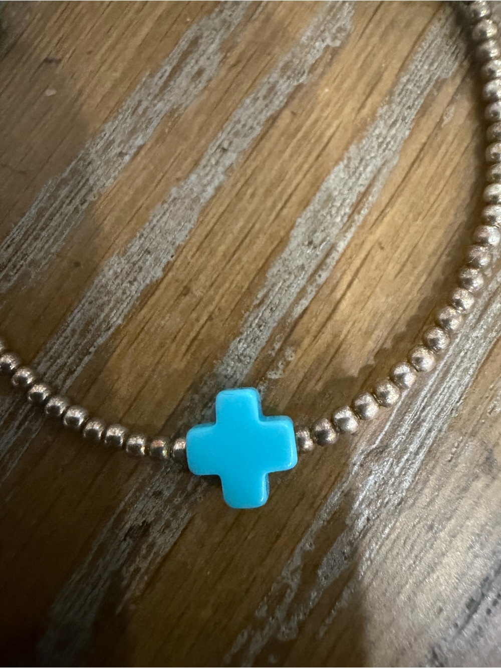 Enewton signature cross stretch bracelet - Picture 2 of 2